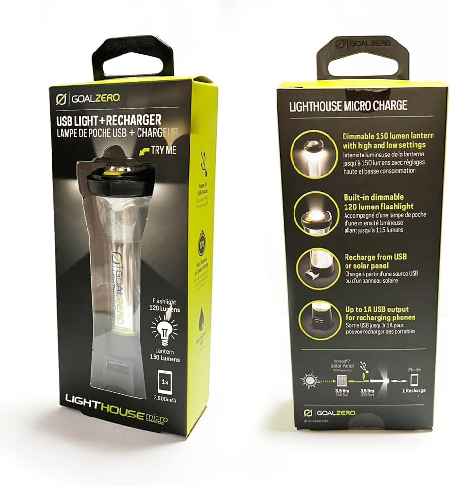 並行輸入品】Goal Zero Lighthouse Micro Charge｜moriiro 6か月保証